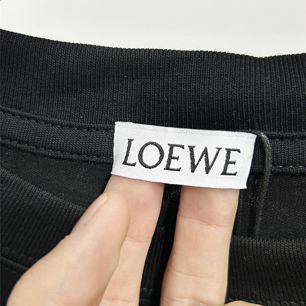 《大人気》ロエベ エンブロイダリー コピー アナグラム Tシャツ low82681